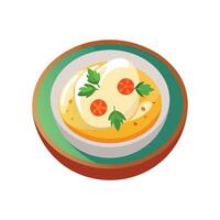 Savory Mozzarella Cheese Puree for Healthy Snacking vector