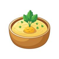 Delicious Parsnip Mash for Meals vector