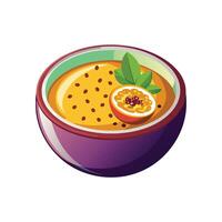 Nutritious Passion Fruit Puree vector