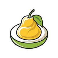 Savory Pear Puree for Dishes vector