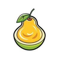 Nutritious Pear Puree for Cooking vector