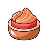 Nutritious Pork Puree for Meals vector