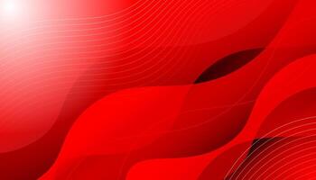 Abstract Red Wave Background Design with geometric shapes. Can be used for wallpaper, pattern fills, web page background,surface textures. vector
