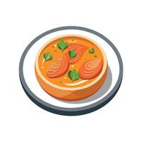 Rich Salmon Puree for Culinary Delights vector