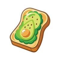 Delightful Soft Avocado Toast Sticks vector