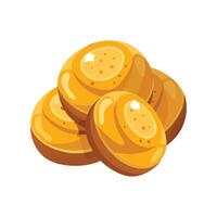 Savory Soft Baked Banana Bites Recipe vector