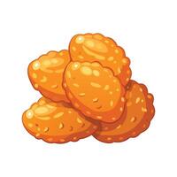 Savory Soft Lentil Fritters for Healthy Eating vector