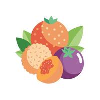 Delicious Quinoa Fruit Bites Recipe vector