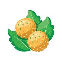 Nutritious Quinoa Spinach Bites for Snacks vector