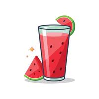 Nutritious Watermelon Juice for Refreshment vector