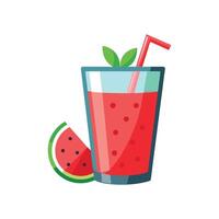 Tasty Watermelon Juice for Refreshment vector