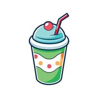 Savory Yogurt Drink for Refreshment vector