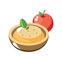 Refreshing Amaranth Apple Mash vector