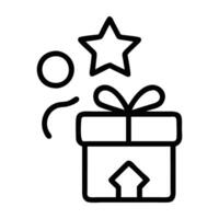 Simple modern referral program reward icon for loyal customer engagement vector
