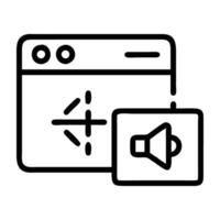 Ad creative optimization sliders icon vector