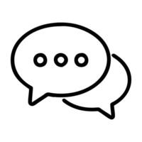 Comment bubble icon encouraging user discussions on social platforms today vector