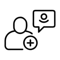 Social media mention icon featuring at symbol and alert display vector