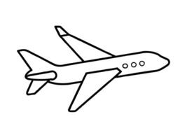 Clean minimalist commute outline design on white background for use vector