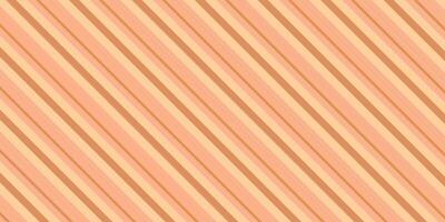 Modern Diagonal Stripes in Bright Pale Salmon tones Background vector