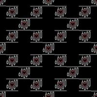 Heart and Financial Data Chart Perfect for Trading Enthusiasts thin line seamless pattern vector