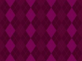 Elegant deep purple and magenta argyle pattern. Perfect for adding a touch of sophisticated style to websites, presentations, or print projects. vector