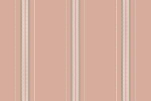 Elegant blush pink and beige vertical stripes pattern. Perfect for textile design, wallpaper, website backgrounds, or fashion projects. Subtle texture adds visual interest. vector