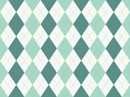 Elegant mint and teal argyle pattern. Perfect for websites, presentations, or textile design. vector