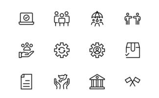 Social Policy Icon Bundle Collection- High-Quality Graphics for Community, Inclusion, and Advocacy-Themed Projects vector