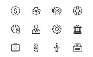 Social Policy Icon bundle - High-Quality Graphics for Community, Inclusion, and Advocacy vector