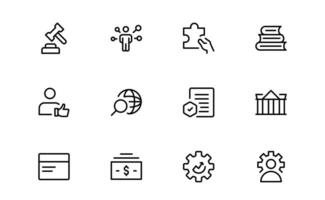 Social Policy Icons collection- High-Quality Graphics for Community, Inclusion, and Advocacy-Themed Projects vector