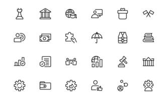 Social Policy Icon bundle - High-Quality Graphics for Community, Inclusion, and Advocacy-Themed Projects vector