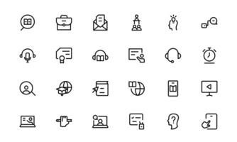 Education Icon Set bundle up. Modern and Minimalist Icons for Learning, Teaching, Schools, and Digital Educational Tools vector