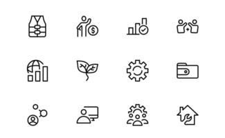 Social Policy Icon Set - High-Quality Graphics for Community, Inclusion vector