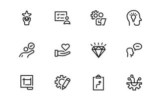 Versatile Project Management Icons bundle - Designed for Task Management, Scheduling vector