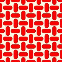 a red and white pattern with squares vector