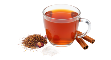 A cup of tea with cinnamon and cinnamon sticks png