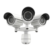 Modern Surveillance CCTV Camera For Office Security Transparent Background png