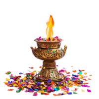 3D Vibrant Decorative Lantern For Festivals On Transparent Background png