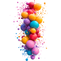 Glossy Soap Bubble Frame on Transparent Background png