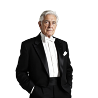 A man in a tuxedo posing for a photo png