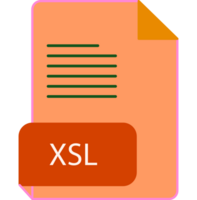 Xsl File Extension Icon Rounded Lines And Crisp Corners png