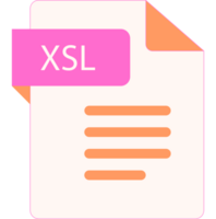 Xsl File Icon With Dark Color And Folded Doc png