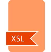 Xsl File Format Icon Label png