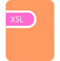 Xsl File Icon Black Fill And Empty For Symbol png