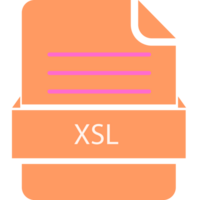 Xsl File Icon Black Color And Lines png