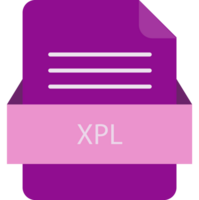 Xpl File Icon With Color And Rounded Corners And Folded Doc Design Element png