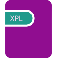 Xpl File Icon Black Fill And Empty For Symbol Art png