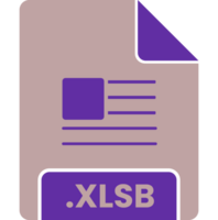 Xlsb File Minimall Icon Design Element png