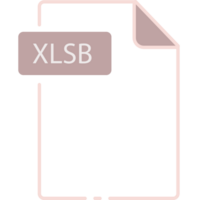 Xlsb File Format Minimal Icon Outline Design Element png