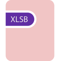 Creative Xlsb File Icon Black Fill And Empty For Symbol Graphic png